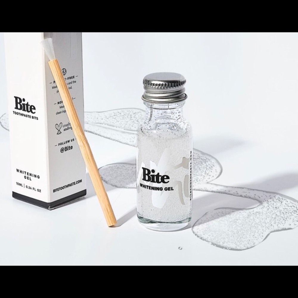 Bite toothpaste natural teeth whitening gel